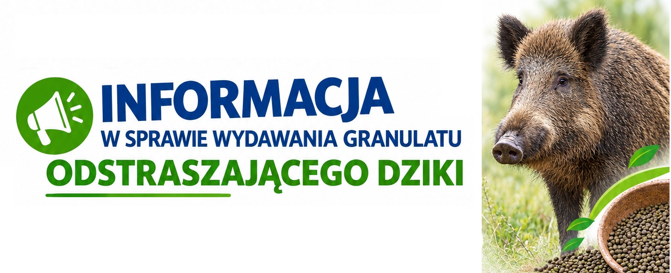 Informacja o granulacie na dziki